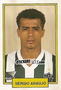 Sticker Sergio Araujo - Campeonato Brasileiro 1992 n. 52 - Abril
