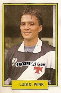 Cromo Luis C. Wink - Campeonato Brasileiro 1992 - Abril