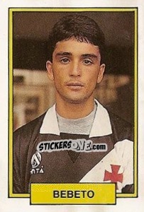 Cromo Bebeto - Campeonato Brasileiro 1992 - Abril