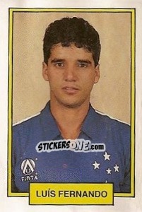 Cromo Luis Fernando - Campeonato Brasileiro 1992 - Abril