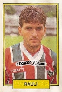 Sticker Rauli - Campeonato Brasileiro 1992 n. 165 - Abril