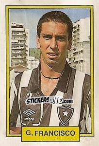 Figurina G. Francisco - Campeonato Brasileiro 1992 - Abril