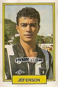 Cromo Jeferson - Campeonato Brasileiro 1992 n. 208 - Abril