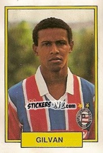 Cromo Gilvan - Campeonato Brasileiro 1992 - Abril