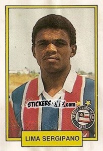 Cromo Lima Sergipano - Campeonato Brasileiro 1992 - Abril