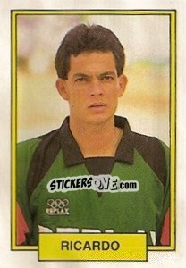 Sticker Ricardo - Campeonato Brasileiro 1992 - Abril