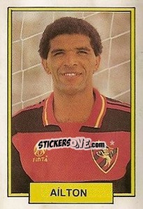 Cromo Ailton - Campeonato Brasileiro 1992 - Abril