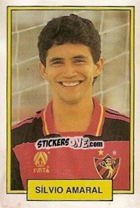 Cromo Silvio Amaral - Campeonato Brasileiro 1992 n. 268 - Abril