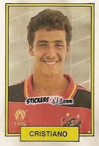 Figurina Cristiano - Campeonato Brasileiro 1992 - Abril