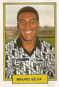 Figurina Mauro Silva - Campeonato Brasileiro 1992 - Abril