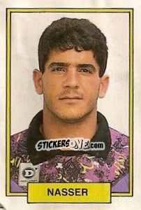 Cromo Nasser - Campeonato Brasileiro 1992 - Abril