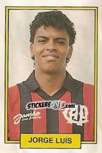 Cromo Jorge Luis - Campeonato Brasileiro 1992 - Abril