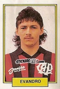 Sticker Evandro - Campeonato Brasileiro 1992 - Abril