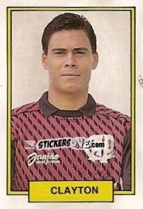 Sticker Clayton - Campeonato Brasileiro 1992 - Abril