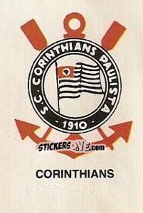 Cromo Insígnia - Copa União 1987 - Abril