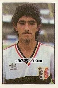 Cromo Sergio China - Copa União 1987 - Abril