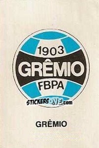 Cromo Insígnia - Copa União 1987 - Abril
