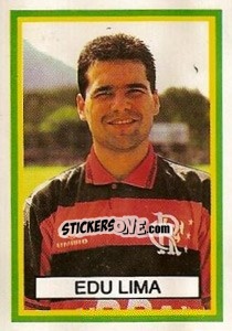 Sticker Edu Lima - Campeonato Brasileiro 1993 n. 74 - Abril