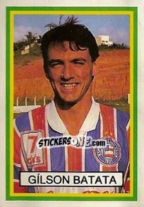 Cromo Gilson Batata - Campeonato Brasileiro 1993 - Abril