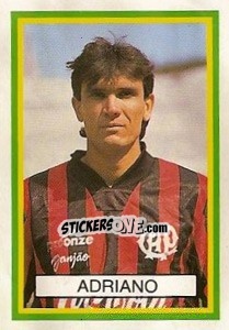 Cromo Adriano - Campeonato Brasileiro 1993 - Abril