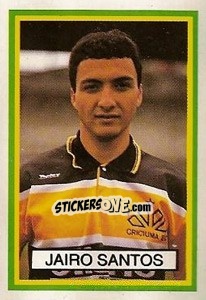 Cromo Jairo Santos - Campeonato Brasileiro 1993 - Abril