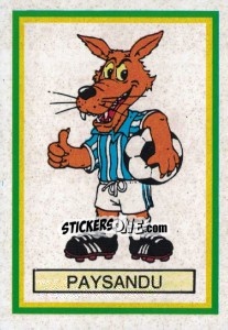 Sticker Mascot - Campeonato Brasileiro 1993 - Abril