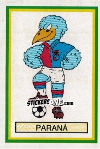 Figurina Mascot - Campeonato Brasileiro 1993 - Abril