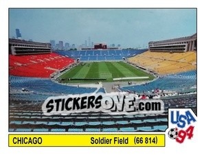 Figurina Soldier Field - Campeonato De Futebol Mundial 1994 - Panini