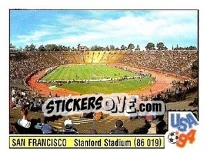 Figurina Stanford Stadium - Campeonato De Futebol Mundial 1994 - Panini