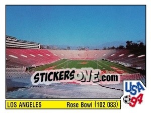 Sticker Rose Bowl - Campeonato De Futebol Mundial 1994 - Panini
