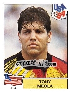 Sticker Tony Meola - Campeonato De Futebol Mundial 1994 n. 16 - Panini