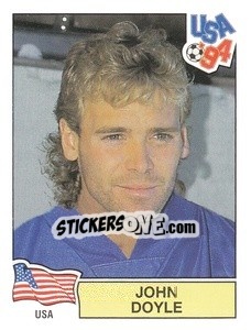 Cromo John Doyle - Campeonato De Futebol Mundial 1994 - Panini