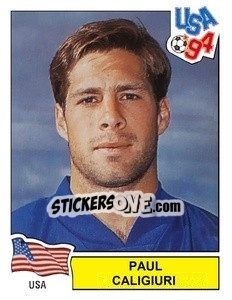 Cromo Paul Caligiur - Campeonato De Futebol Mundial 1994 - Panini