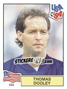 Sticker Thomas Dooley - Campeonato De Futebol Mundial 1994 - Panini