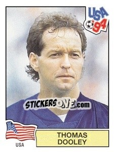 Figurina Thomas Dooley - Campeonato De Futebol Mundial 1994 n. 24 - Panini