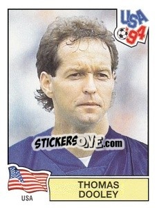 Cromo Thomas Dooley - Campeonato De Futebol Mundial 1994 - Panini