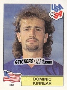 Cromo Dominic Kinnear - Campeonato De Futebol Mundial 1994 - Panini