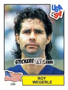 Sticker Roy Wegerle - Campeonato De Futebol Mundial 1994 - Panini