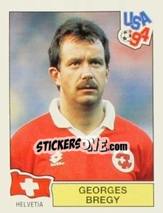 Figurina Georges Bregy - Campeonato De Futebol Mundial 1994 n. 43 - Panini