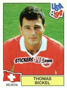 Sticker Thomas Bickel - Campeonato De Futebol Mundial 1994 n. 45 - Panini