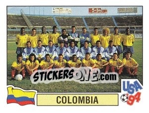 Sticker Equipe - Campeonato De Futebol Mundial 1994 - Panini