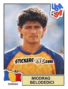 Sticker Miodrag Belodedici - Campeonato De Futebol Mundial 1994 - Panini