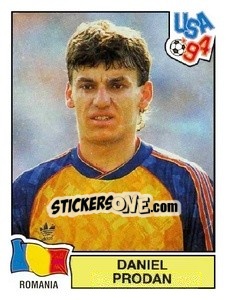 Figurina Daniel Prodan - Campeonato De Futebol Mundial 1994 - Panini