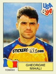 Cromo Gheorghe Mihali - Campeonato De Futebol Mundial 1994 - Panini