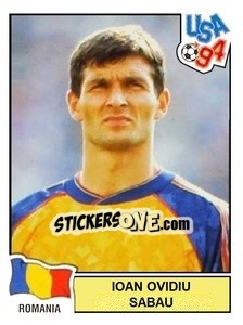 Sticker Ioan Ovidiu Sabau - Campeonato De Futebol Mundial 1994 - Panini