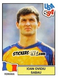 Sticker Ioan Ovidiu Sabau - Campeonato De Futebol Mundial 1994 n. 82 - Panini