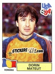 Sticker Dorinel Munteanu - Campeonato De Futebol Mundial 1994 - Panini