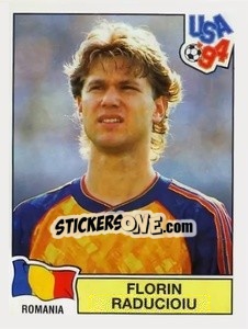 Sticker Florin Raducioiu - Campeonato De Futebol Mundial 1994 - Panini