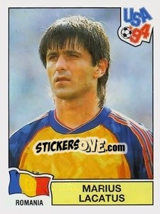 Sticker Marius Lacatus - Campeonato De Futebol Mundial 1994 n. 90 - Panini