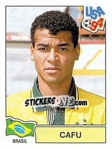 Figurina Cafu - Campeonato De Futebol Mundial 1994 - Panini